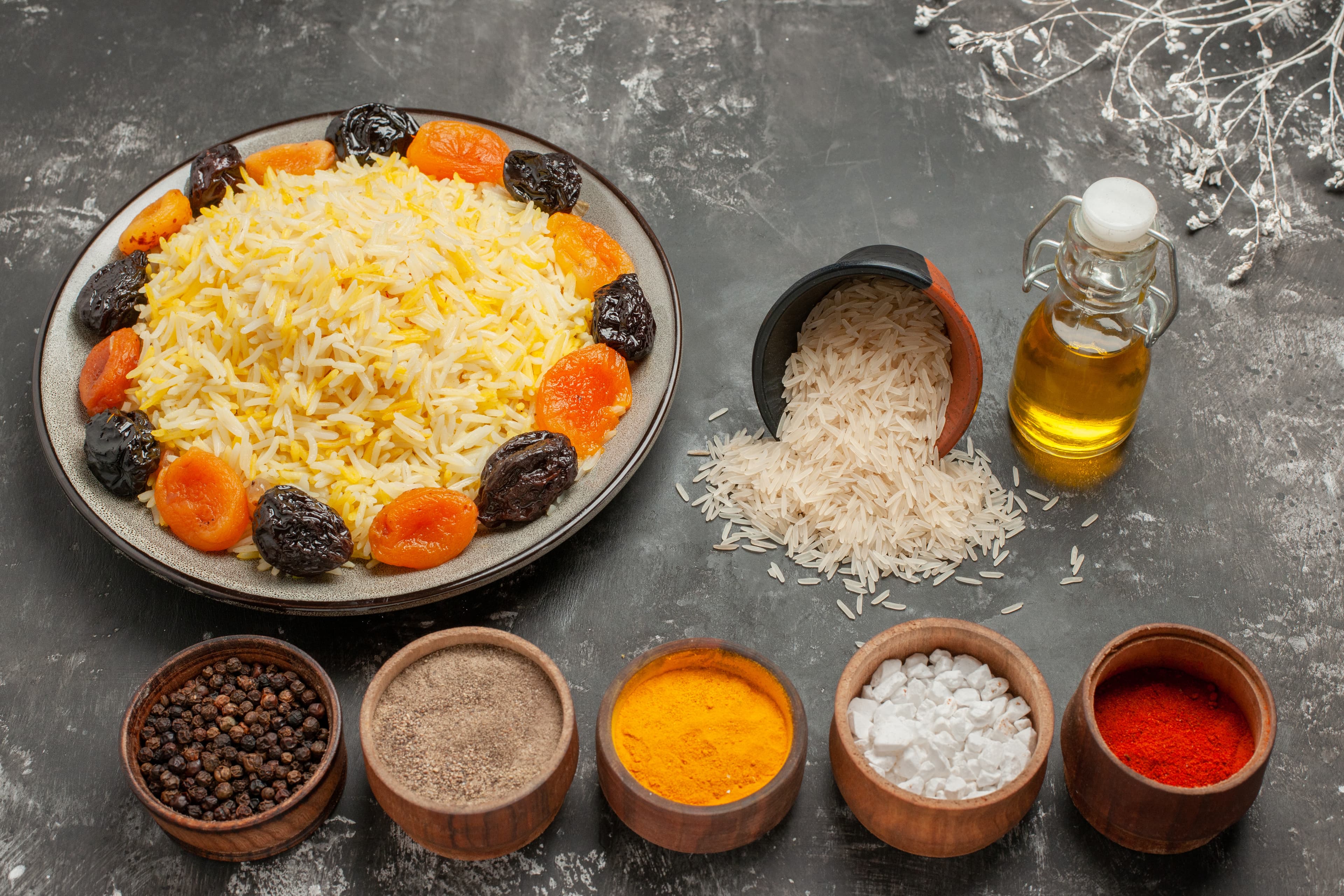 Saffron Rice with a Touch of Elegance